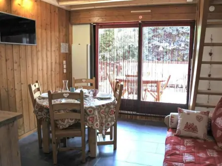 Location appartement à Morzine, Studio cabine centre Morzine, 6 pers, terrasse, parking, wifi