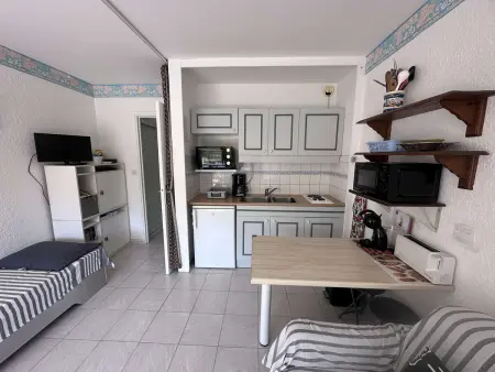 Studio 4 pers. avec piscine et parking privé, à 100 m de la plage – Port Camargue : photo 5