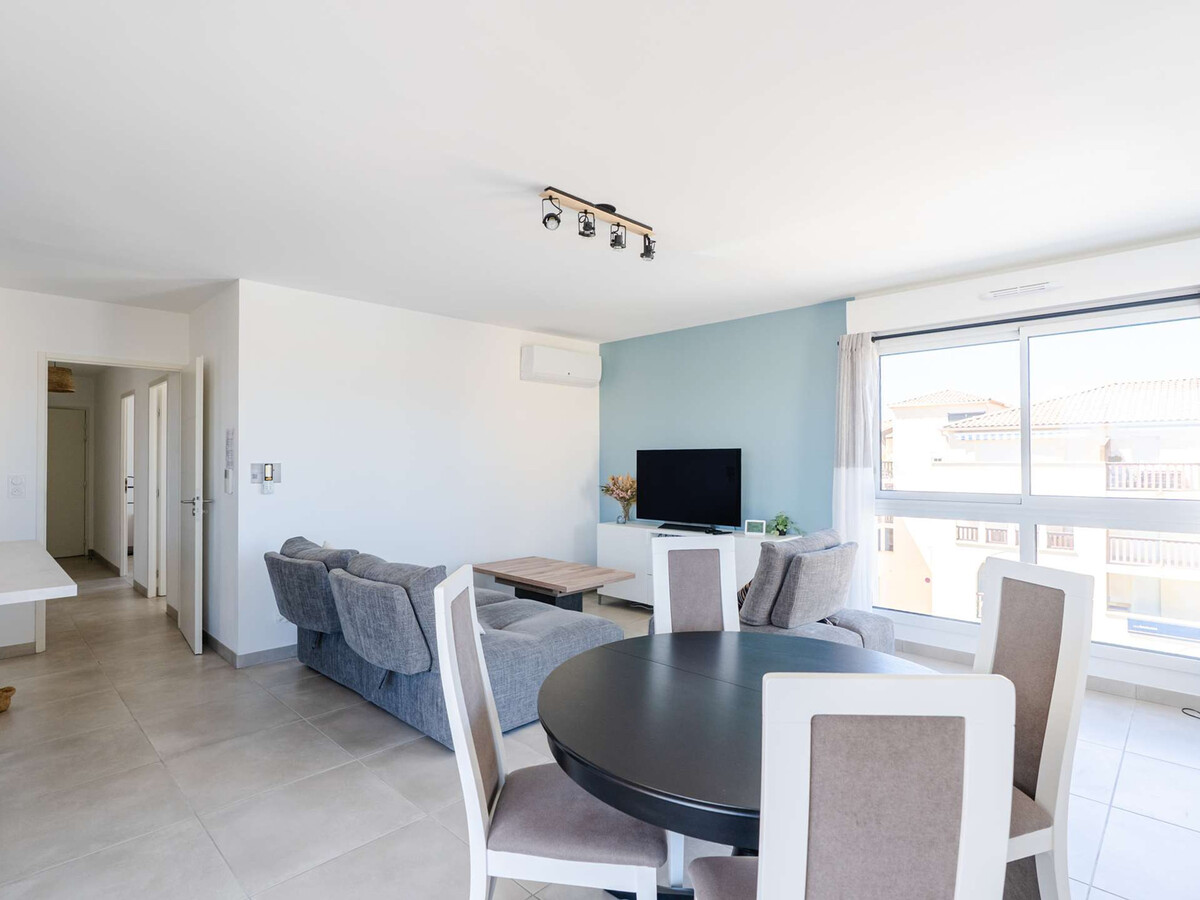 T3 climatisé 3e étage, balcon sud-est, parking - Narbonne Plage - Photo 4