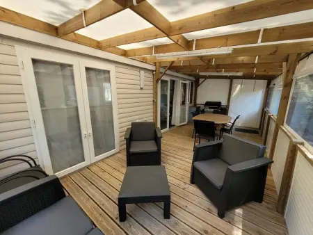 Mobil-home 35m² piscine chauffée, 1,8 km plage - Photo 9