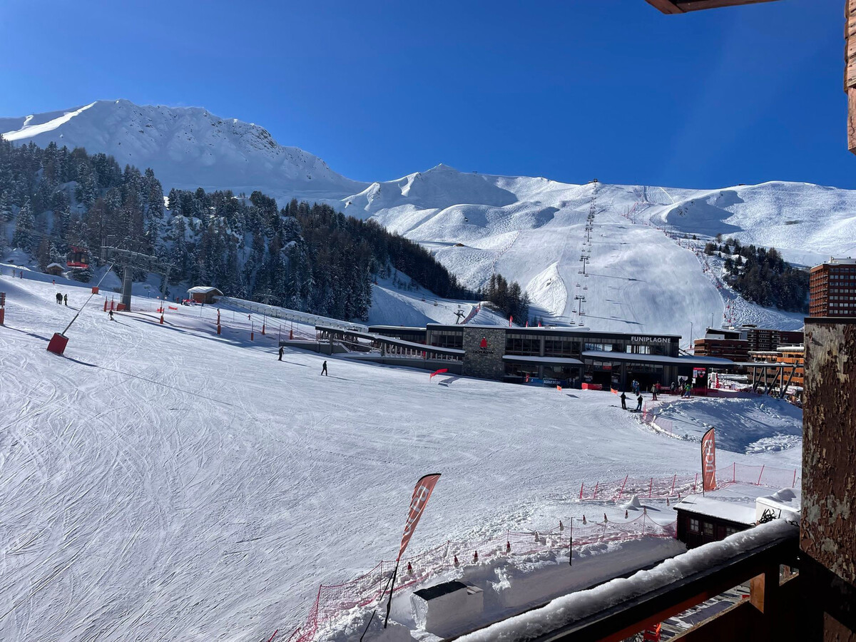 Studio 22m² vue pistes à La Plagne, balcon Sud - Photo 8