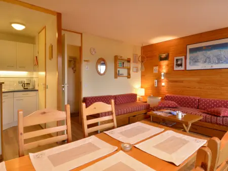 Appartement 3 pièces Belle Plagne, balcon vue pistes : photo 2