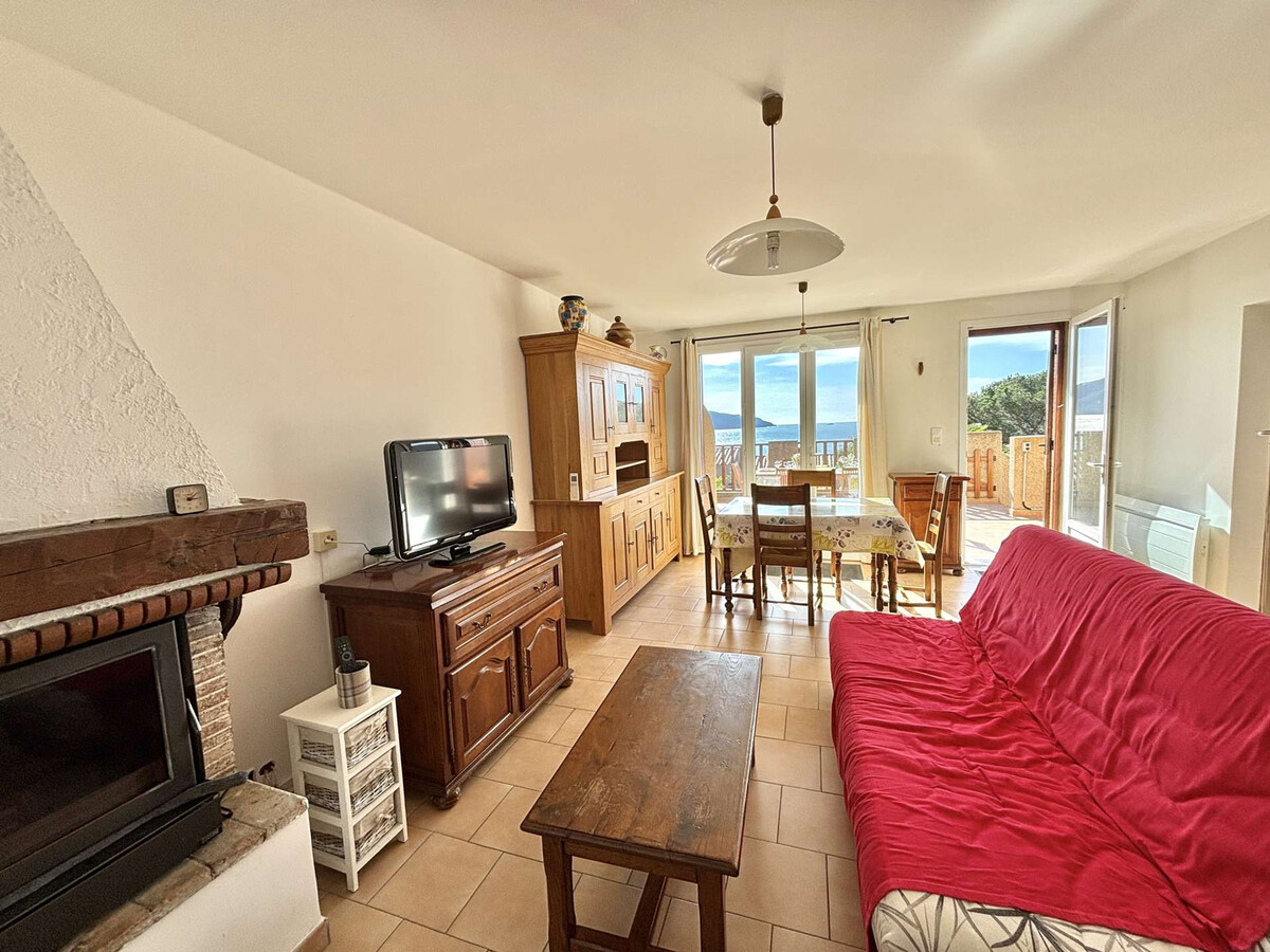 Appartement 3P vue mer à 450m de la plage, clim et parking - Photo 2