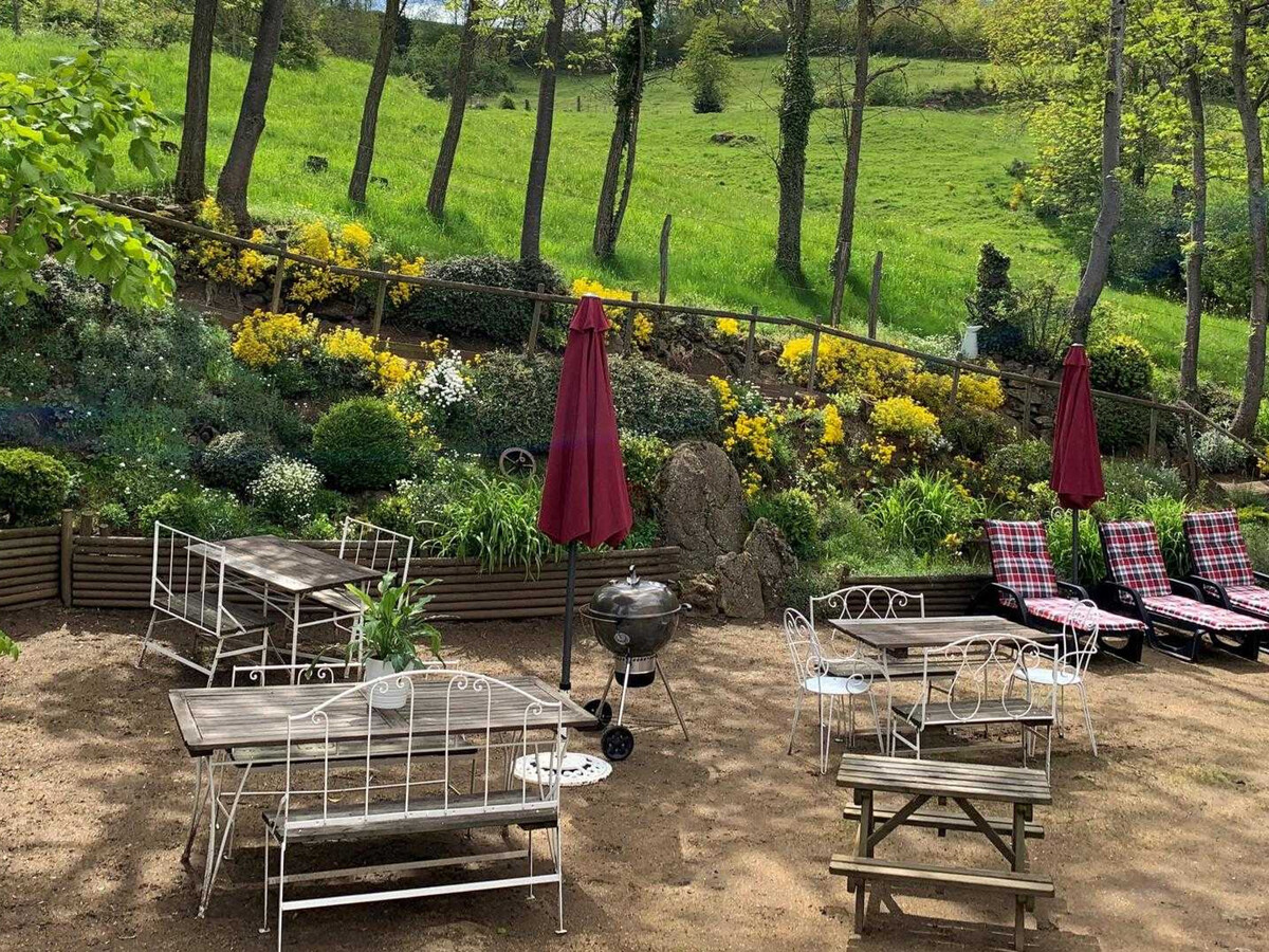 Au Temps Passé : gîte 12 pers. boiseries, cheminée et jardin - Photo 4