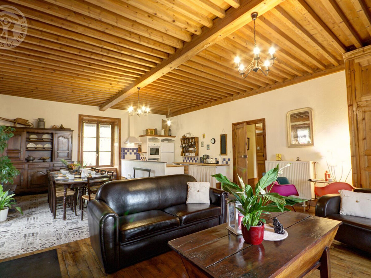 Au Temps Passé : gîte 12 pers. boiseries, cheminée et jardin - Photo 8