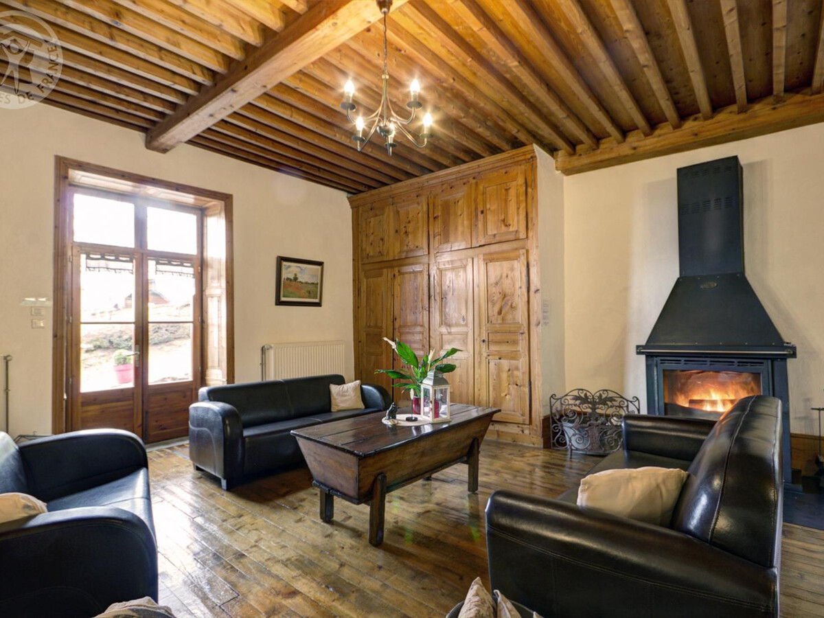 Au Temps Passé : gîte 12 pers. boiseries, cheminée et jardin - Photo 10