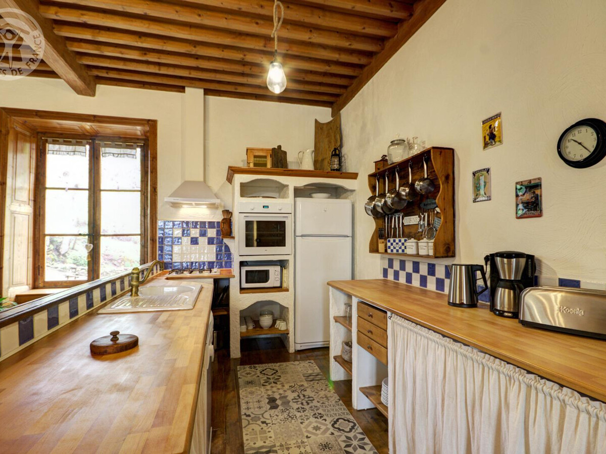 Au Temps Passé : gîte 12 pers. boiseries, cheminée et jardin - Photo 12