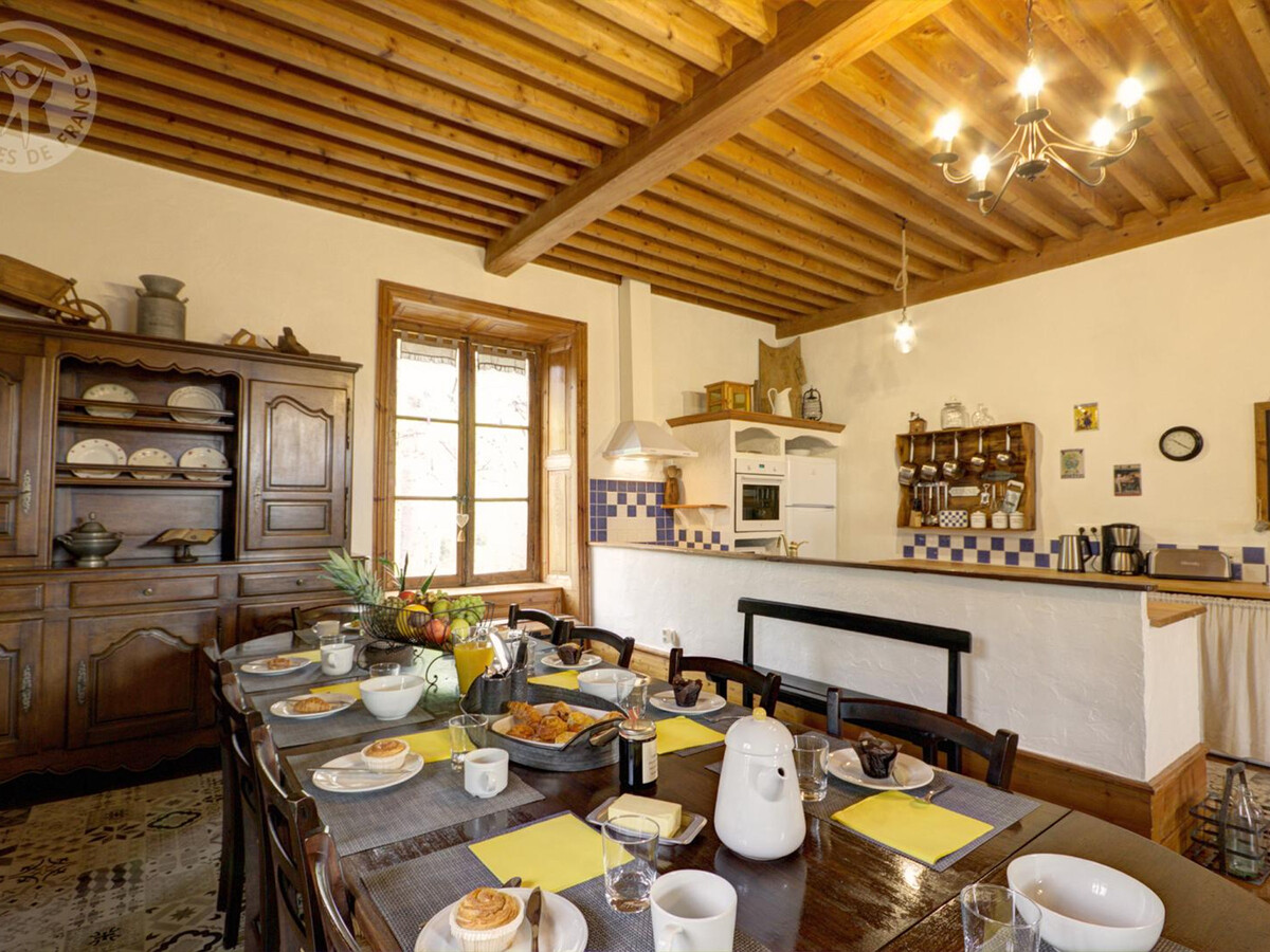 Au Temps Passé : gîte 12 pers. boiseries, cheminée et jardin - Photo 13