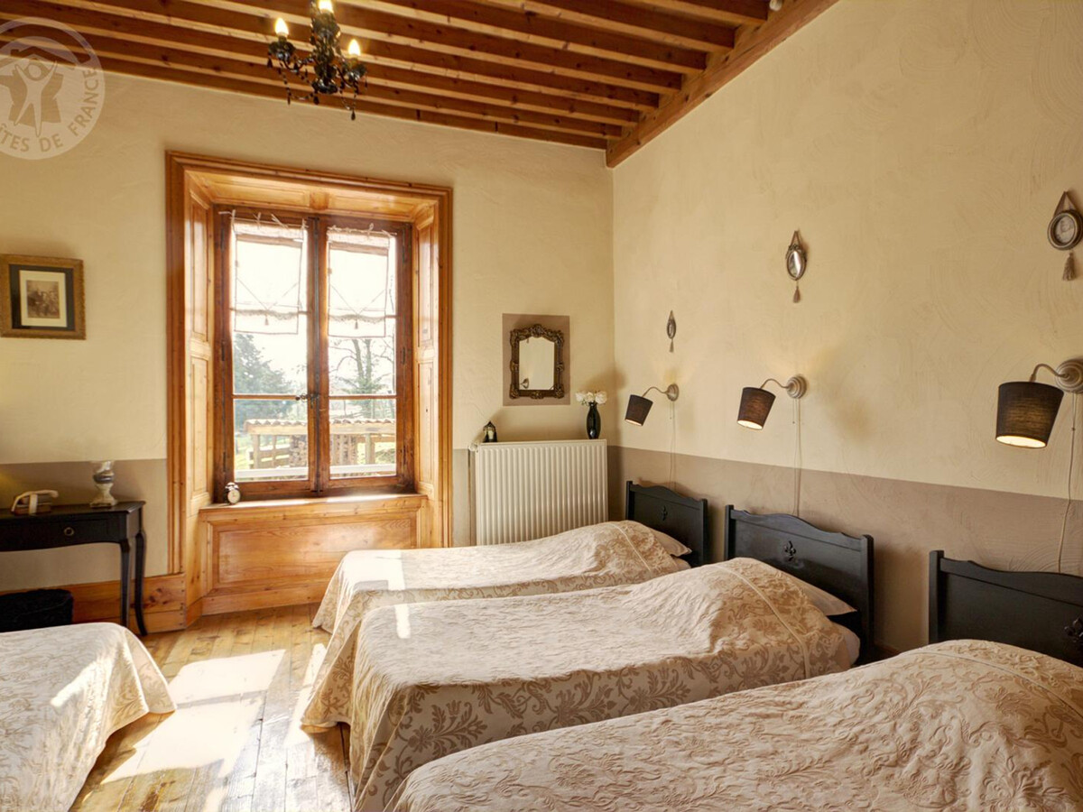 Au Temps Passé : gîte 12 pers. boiseries, cheminée et jardin - Photo 21