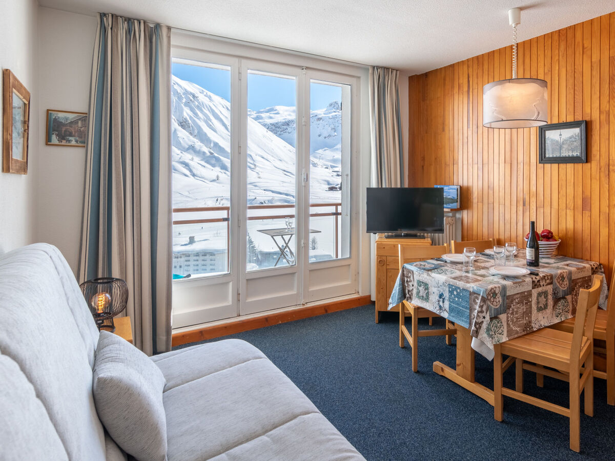 Studio 21 m² Tignes, balcon sud vue lac - Photo 1