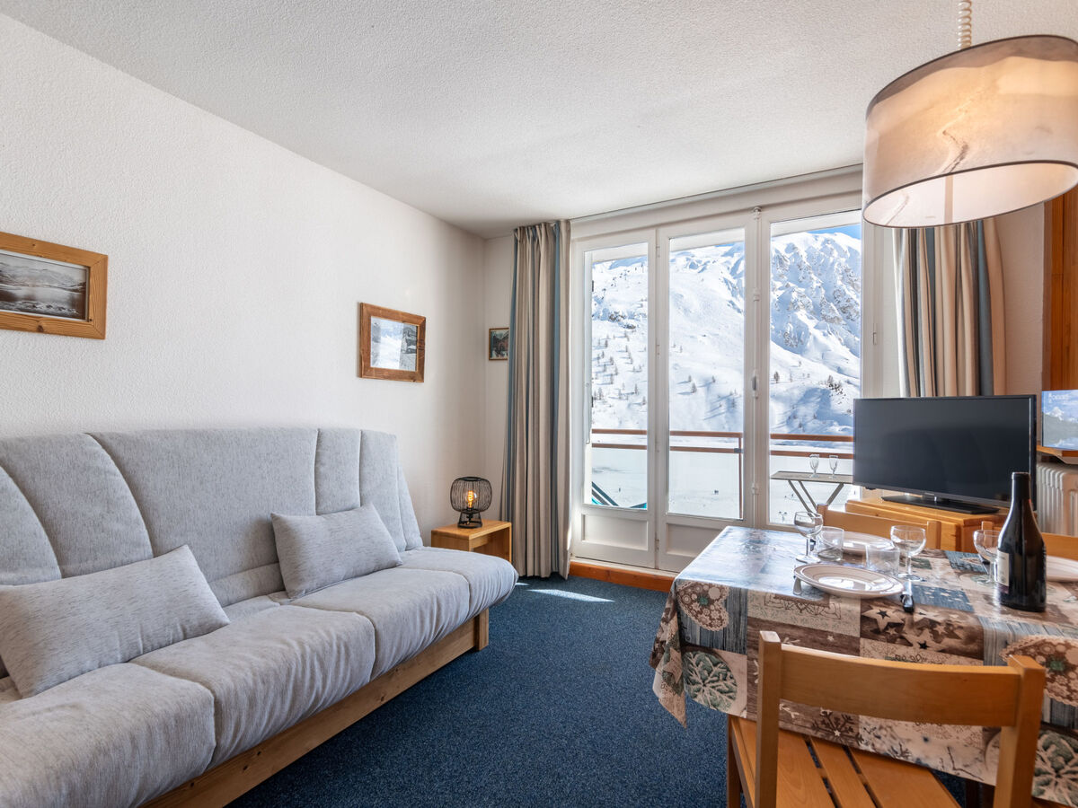 Studio 21 m² Tignes, balcon sud vue lac - Photo 2