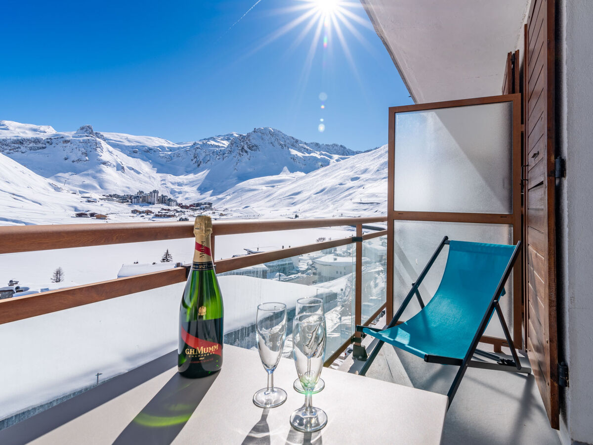 Studio 21 m² Tignes, balcon sud vue lac - Photo 4