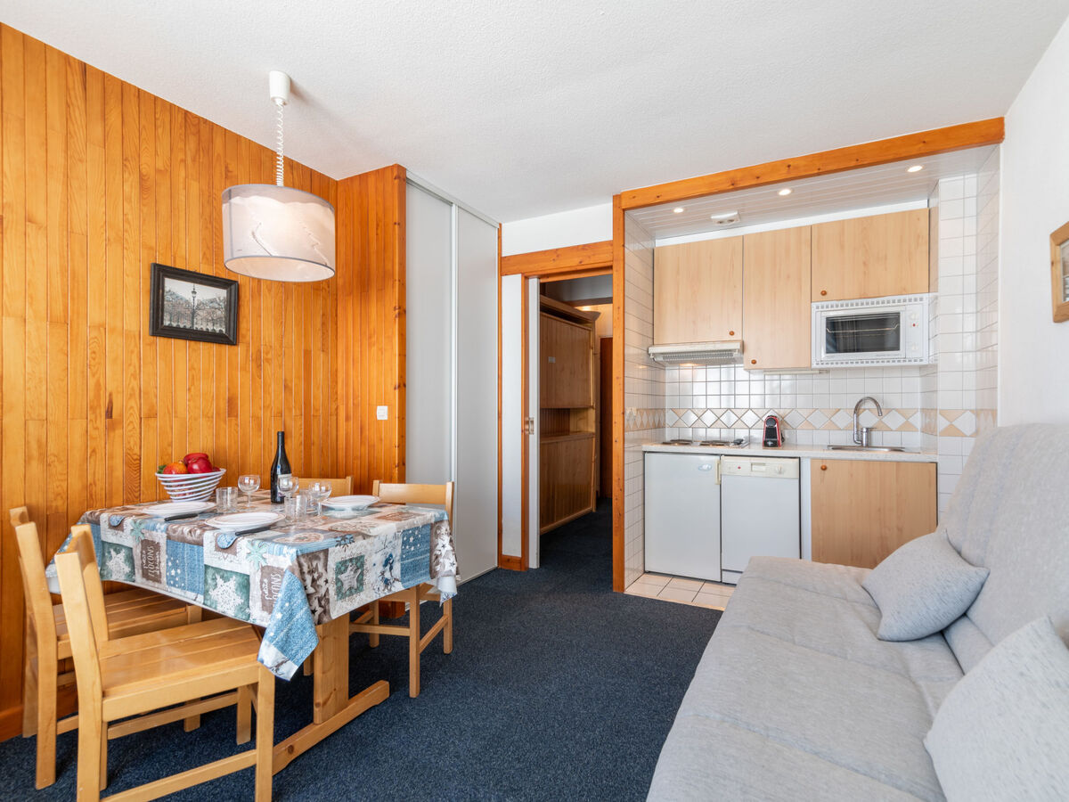 Studio 21 m² Tignes, balcon sud vue lac - Photo 5