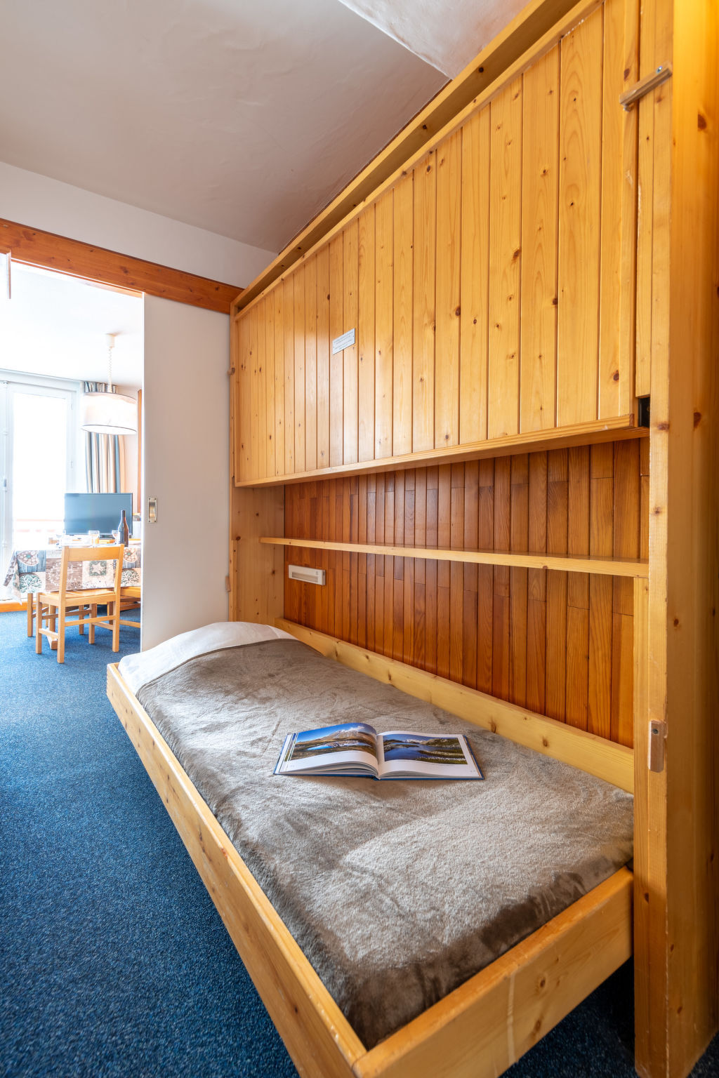 Studio 21 m² Tignes, balcon sud vue lac - Photo 6