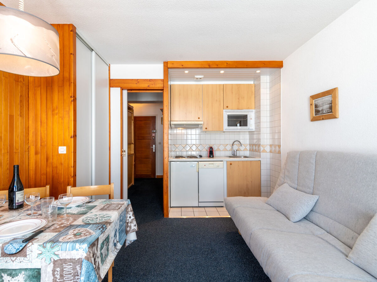 Studio 21 m² Tignes, balcon sud vue lac - Photo 11