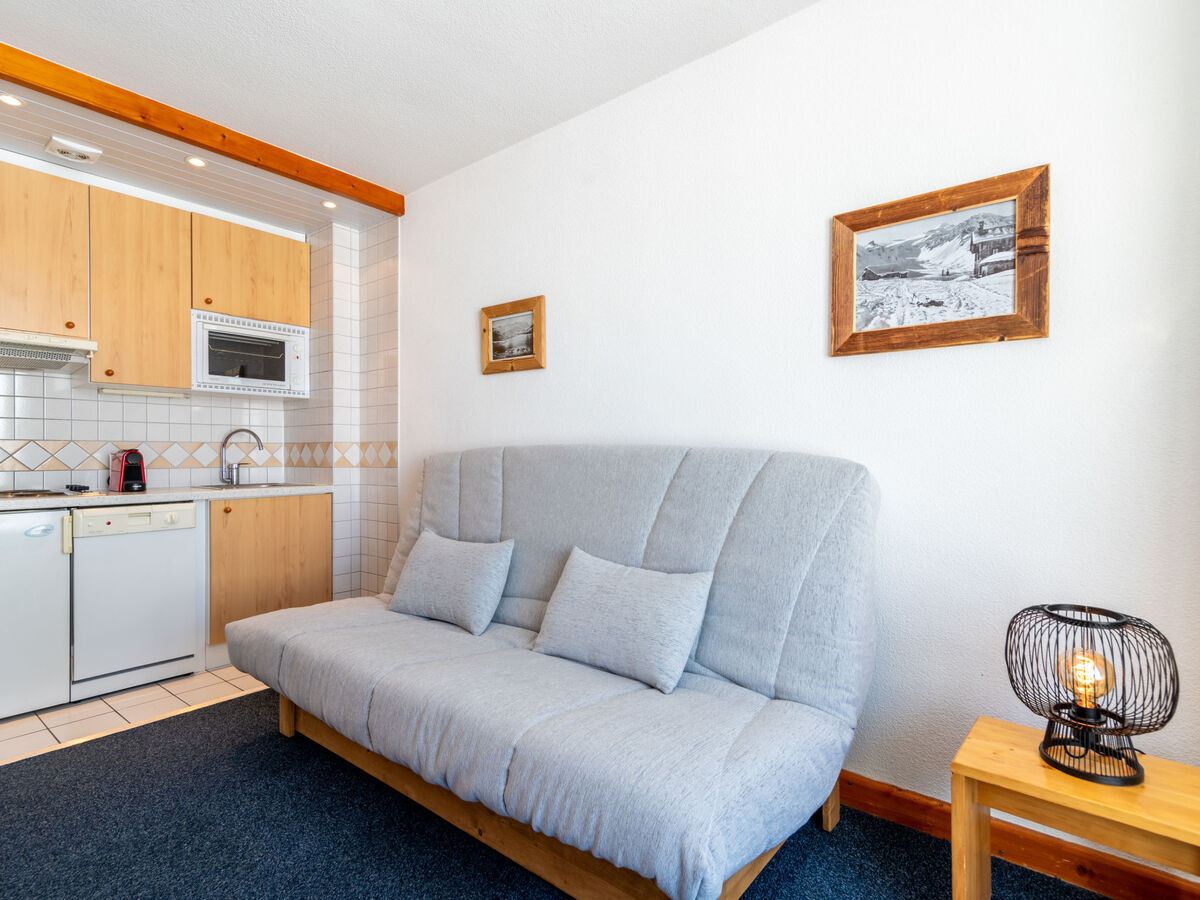 Studio 21 m² Tignes, balcon sud vue lac - Photo 14