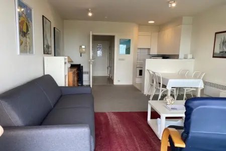Location appartement à Nieuwpoort, Studio à Nieuwpoort avec vue sur mer