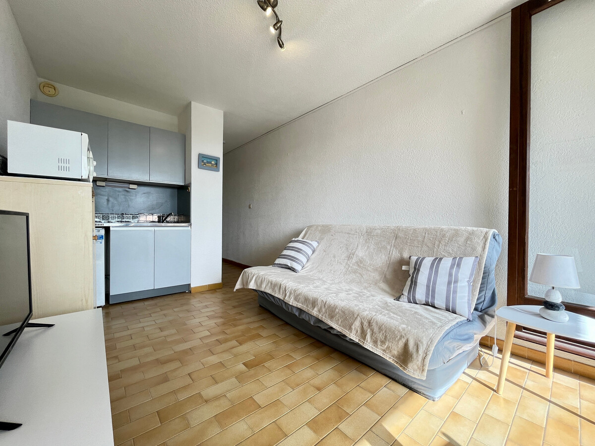 Studio cabine 22m² face à la plage avec parking – Sète - Photo 10
