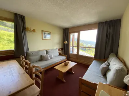 Location appartement à Les Arcs 1800, Spacieux appart 3 pièces, 6 pers, balcon calme aux Arcs