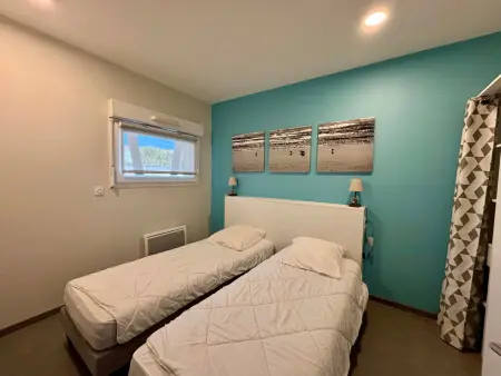 Appart 56m² face à la mer, piscine chauffée, accès plage : photo 3