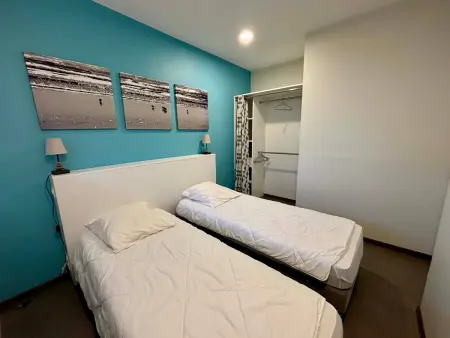 Appart 56m² face à la mer, piscine chauffée, accès plage : photo 4