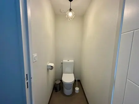 Appart 56m² face à la mer, piscine chauffée, accès plage : photo 7