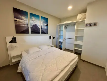 Appart 56m² face à la mer, piscine chauffée, accès plage : photo 11