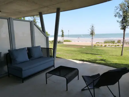Appart 56m² face à la mer, piscine chauffée, accès plage : photo 17