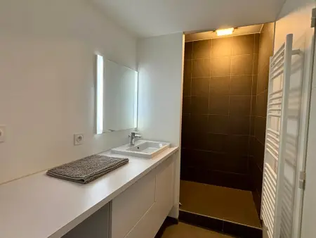Appartement face à la mer, piscine chauffée à La Tranche : photo 8