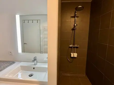 Appartement face à la mer, piscine chauffée à La Tranche : photo 9