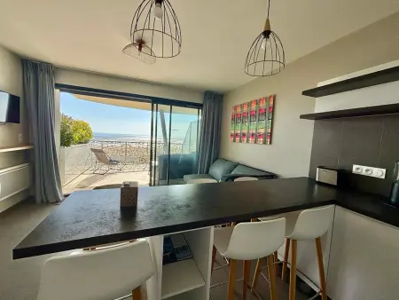 Appart 2-6 pers, balcon vue mer, accès plage direct : photo 14