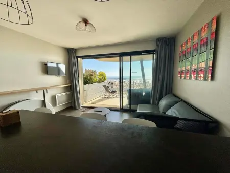 Appart 2-6 pers, balcon vue mer, accès plage direct : photo 15