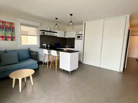 Appartement 1 chambre, accès direct plage, piscine chauffée : photo 15