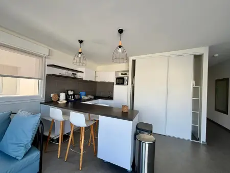 Appartement 46m² front de mer, piscine chauffée, balcon : photo 8
