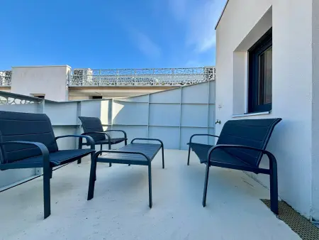 Appartement 46m² front de mer, piscine chauffée, balcon : photo 10