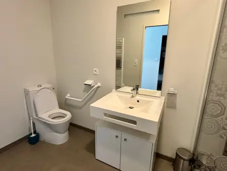 Appartement PMR 49m² face à la mer, piscine chauffée : photo 5