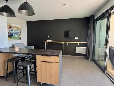 Appartement PMR 49m² face à la mer, piscine chauffée : photo 12
