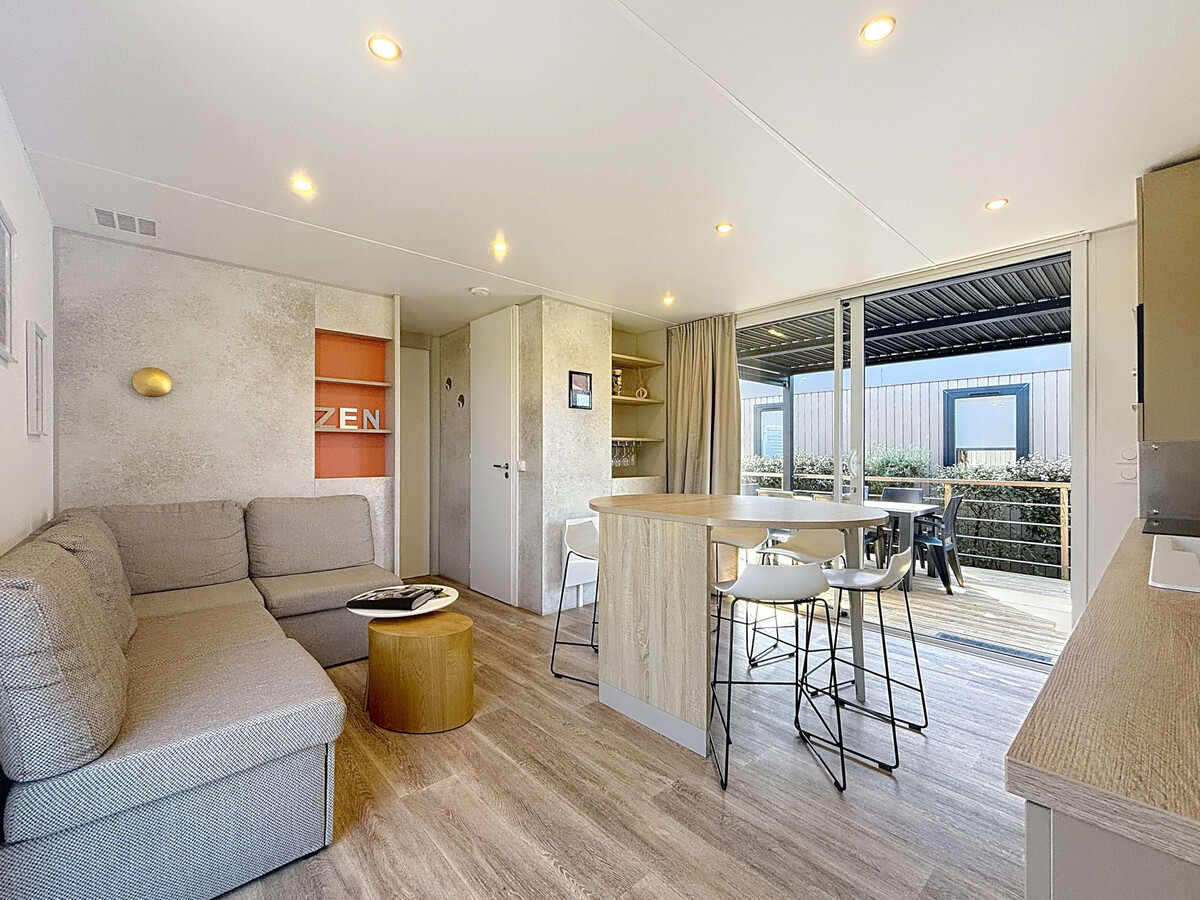 Mobil-home 6 pers, piscine chauffée, 200m plage - Photo 2