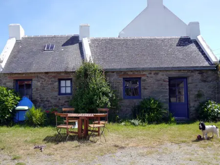 Location maison à Locmaria, Maison typique à 1 km de la plage - 4 pers.