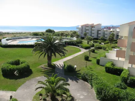 Location appartement à Saint Cyprien, T3 6 pers avec piscine et accès direct plage - Saint-Cyprien