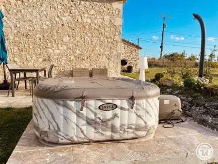 Chai indépendant avec jacuzzi et jardin clos, Saint-Aubin-de-Lanquais : photo 2