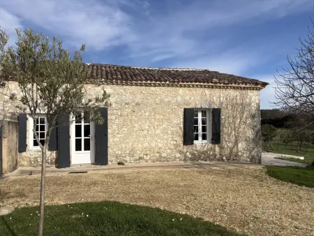 Chai indépendant avec jacuzzi et jardin clos, Saint-Aubin-de-Lanquais : photo 12