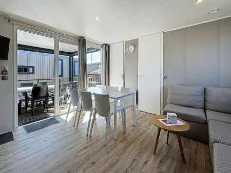 Mobil-home confort 3 ch, piscine chauffée, 200m plage, parking, WiFi, animaux admis - Photo 3