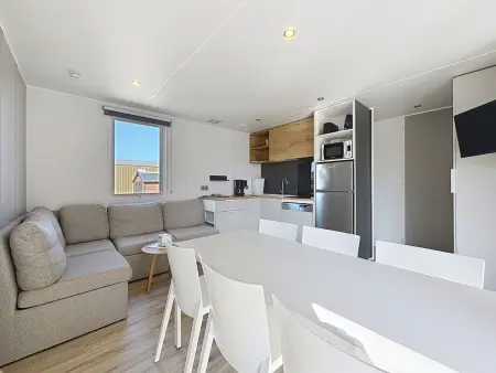 Mobil-home confort 3 ch, piscine chauffée, 200m plage, parking, WiFi, animaux admis - Photo 5
