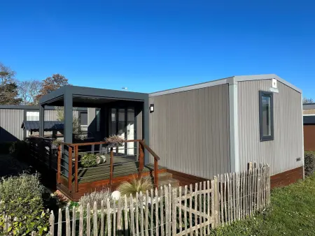 Mobil-home confort 3 ch, piscine chauffée, 200m plage, parking, WiFi, animaux admis - Photo 25