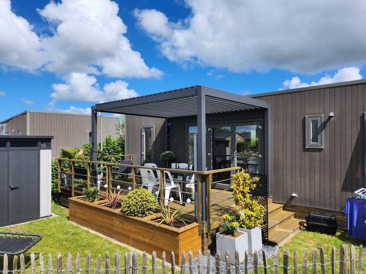 Mobil-home 6 pers. à Jullouville, 200m plage, piscine chauffée - Photo 1