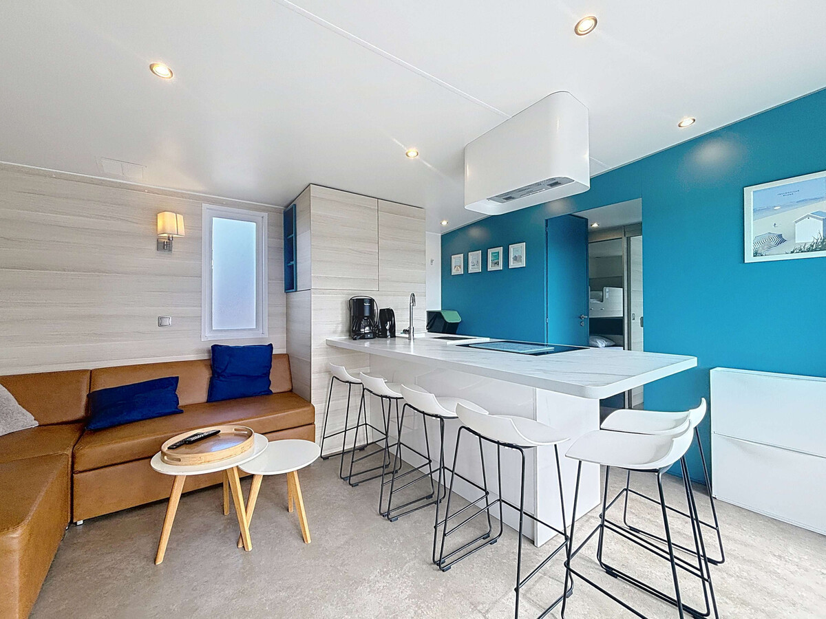 Mobil-home 6 pers. à Jullouville, 200m plage, piscine chauffée - Photo 2