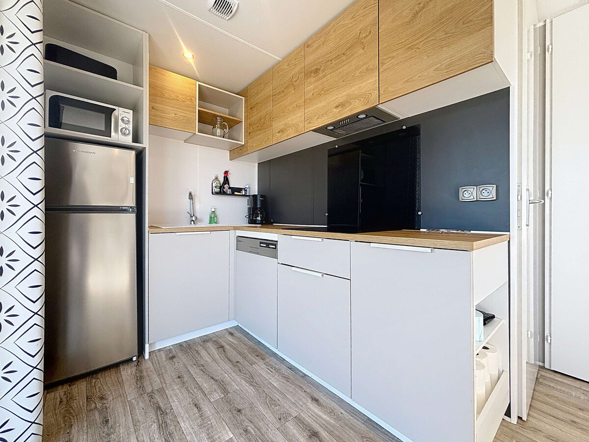 Mobil-home 4 pers. à 200m de la plage, piscine chauffée - Photo 7