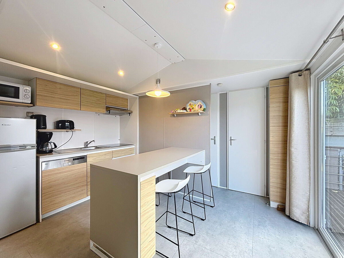 Mobil-home 2 chambres à Jullouville, piscine chauffée - Photo 3