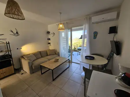 Appartement neuf climatisé avec piscine chauffée à Linguizzetta : photo 4